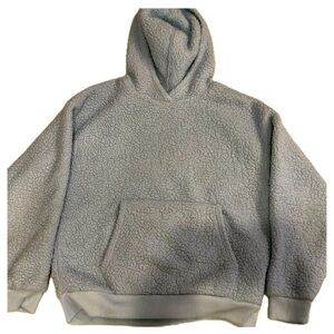 AEO light blue fleece hoodie Size S